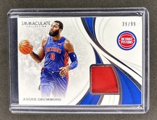 2018-19 Panini Immaculate Collection - Materials Andre Drummond #MT-ADR /99