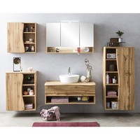 Badezimmer BadmöBel Set HäNgeschrank Unterschrank Spiegelschrank Waschbecken