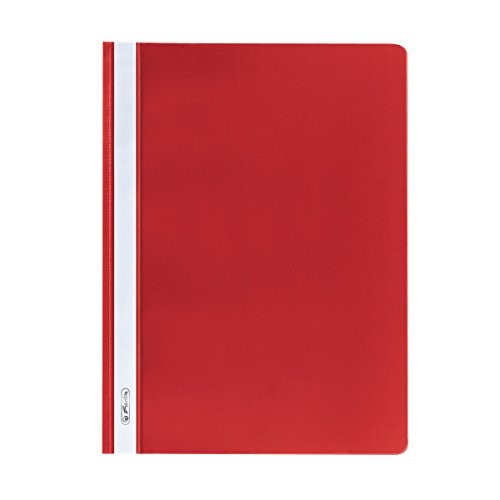 Herlitz Schnellhefter Din A4 Aus Pp Folie Rot-image