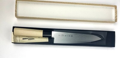 Tojiro Shippu Black FD-593 180mm Gyuto VG10 Damascus Japanese Chef Knife BNIB