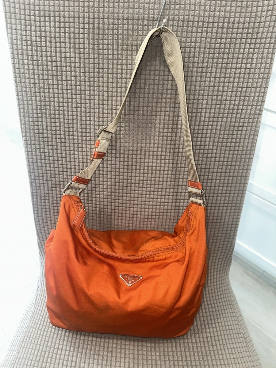 PRADA Nylon Exterior Orange Bags & Handbags for Women for sale | eBay