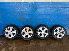 4 Leichtmetallfelgen Silber F&uuml;r Mercedes A-Klasse W169 4. Serie 16 Zoll 5x