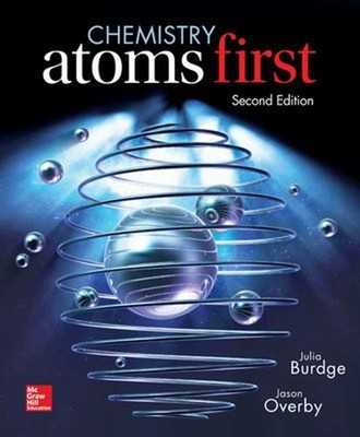 Chemistry: Atoms First Hardcover Julia, Overby, Jason Burdge