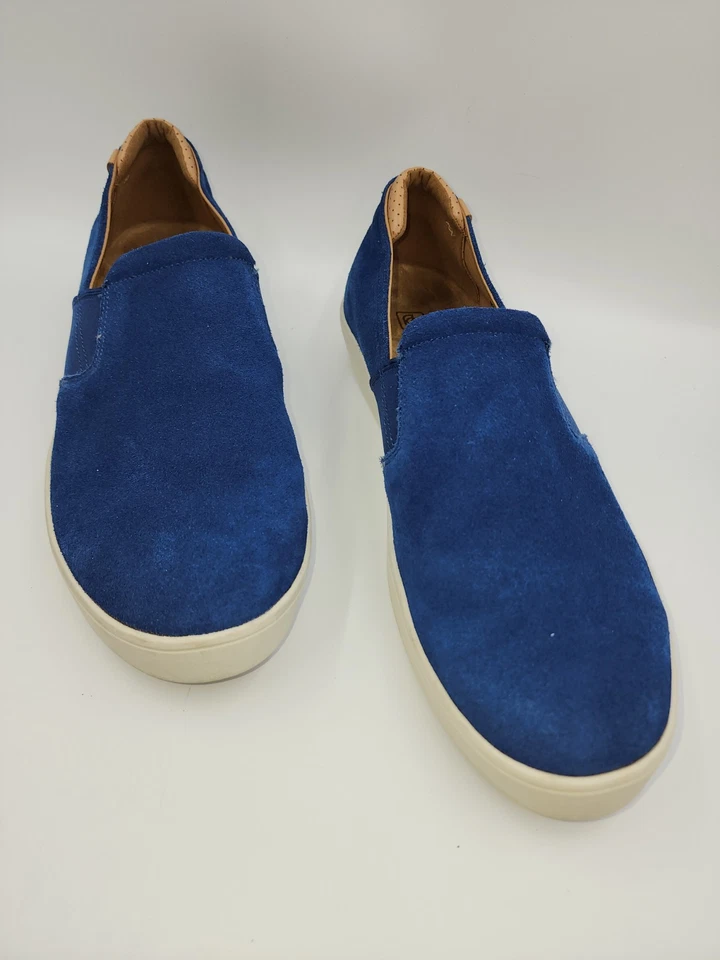 Spenco задней стороне без шнуровки мужской синий замши образ жизни кроссовки обувь размер США 14 D - Изображение 2 из 4