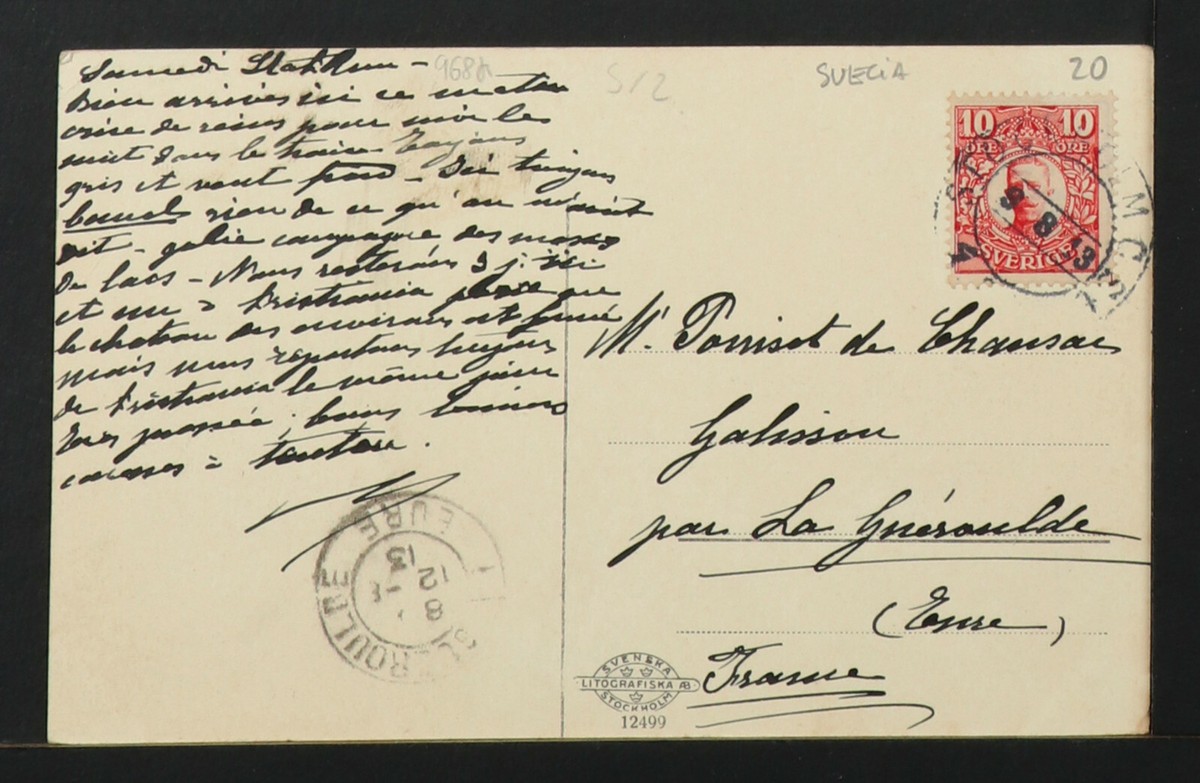 SWEDEN 20-STOCKHOLM -Riddarholmen (1913) | eBay