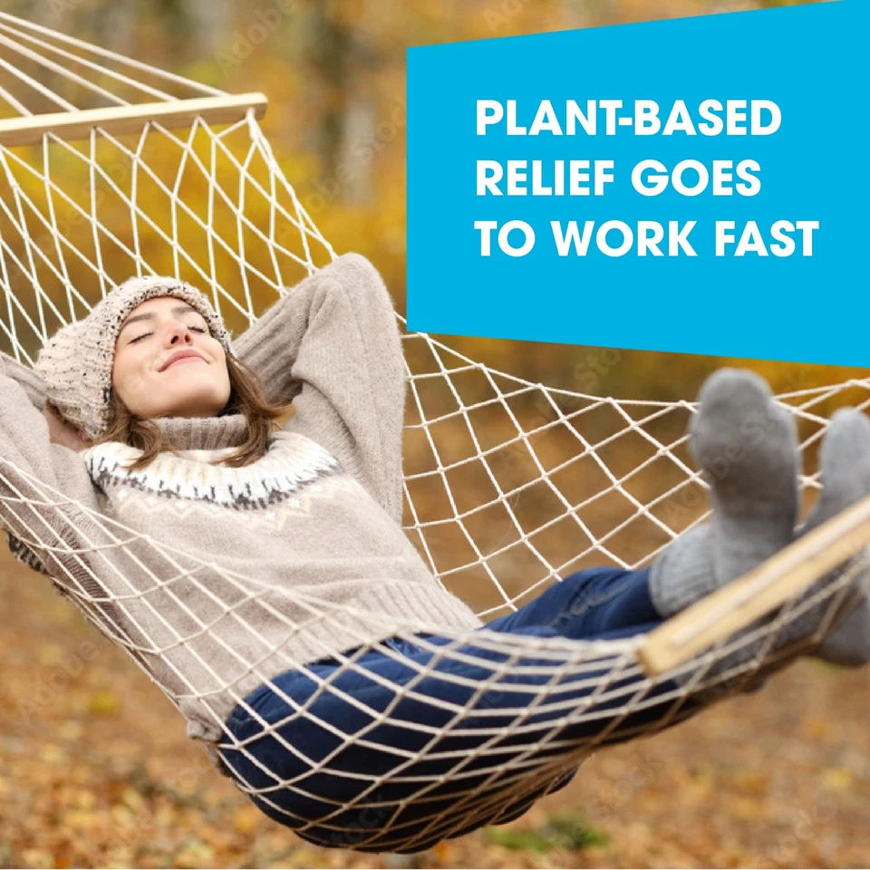 Calming Tablets Plant Based Stress Relief Natural Mood Booster 100 Count - Image 4 of 4