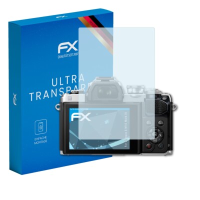 atFoliX 3x Displayschutzfolie für Olympus E-M10 Mark III Schutzfolie klar Folie