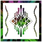 8"x8" Clear Plastic Stencil - Native Southwestern (SAA47) (.007")*****