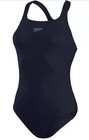 Speedo Women's Eco Endurance+ Medalist One Piece Swimsuit Size 12 UK Navy