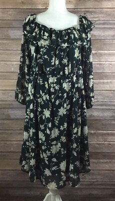 Torrid Womens Chiffon Off The Shoulder Skater Dress Plus 2X Green Floral GUC N28 | eBay Torrid Womens Chiffon Off The Shoulder Skater Dress Plus 2X Green Floral GUC N28 | eBay
