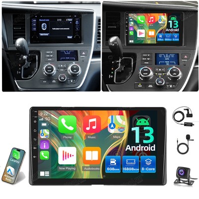 Für Toyota Sienna 2015-2020 6G+128G Carplay Autoradio Android 13 GPS Kamera DAB+