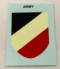 WWII GERMAN M1935 M1940 M1942 1ST WAFFEN ARMY HELMET DECAL SET