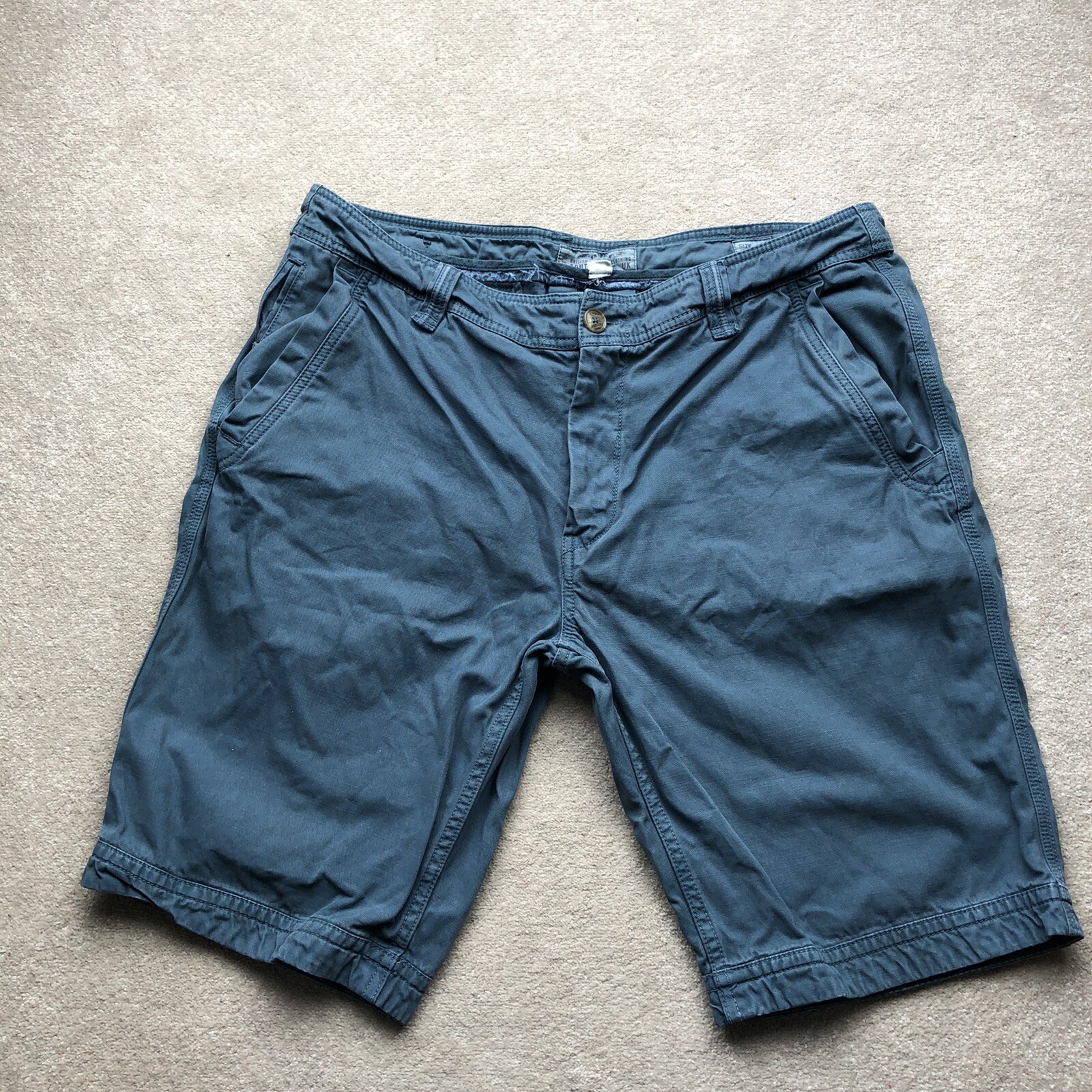 Fat Face Men’s Heavy Cotton Chino Style Shorts Blue S… Gem