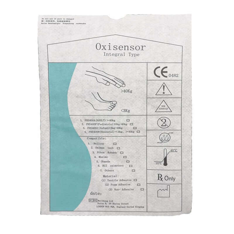 10Pcs-Adult /Neonate Disposable Oxygen Sensors Suitable for Nonin 8500 ...