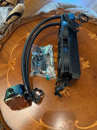 iBUYPOWER 240mm AIO RGB CPU Liquid Cooler - AMD Bracket