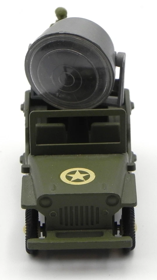GAMA Jeep Searchlight model car 1:50 Ref. 904-5-6 diecast made in Germany - Immagine 3 di 4