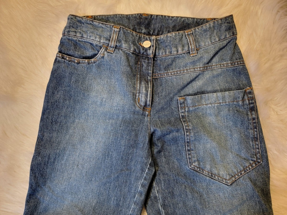 86.62.88 Punk Rock Skater Y2K Patch Pocket Spike Jeans SZ