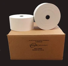 3-1/8" x 815' Thermal Paper (8 roll) for Tranax/Cross Mini-Bank Series  3000