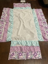 The peanut shell Zoe crib skirt