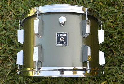 1970's SONOR 13'' PHONIC TOM in METALLIC PEWTER for YOUR DRUM SET! LOT J506