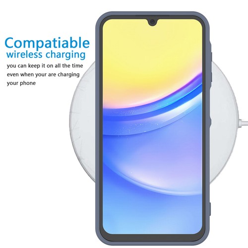 Für Samsung Galaxy A15 5G Handyhülle Flüssig Silikon Cover mit Displayschutz - Bild 35 von 51