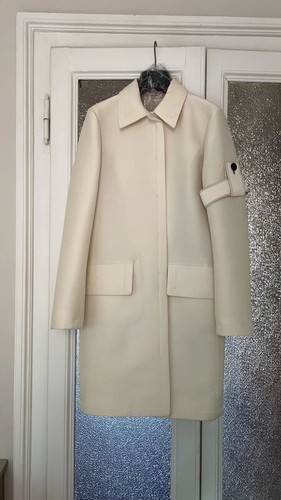 Authentic CELINE Coat Wool Silk 36 S M 