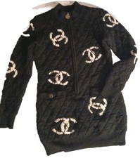 Chanel Cashmere  Logo Dress