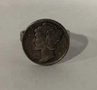 1943 Dime Ring (size 7-8 1/2?)