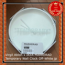 IKEA X Virgil Abloh MARKERA Wall Clock - White for sale online | eBay