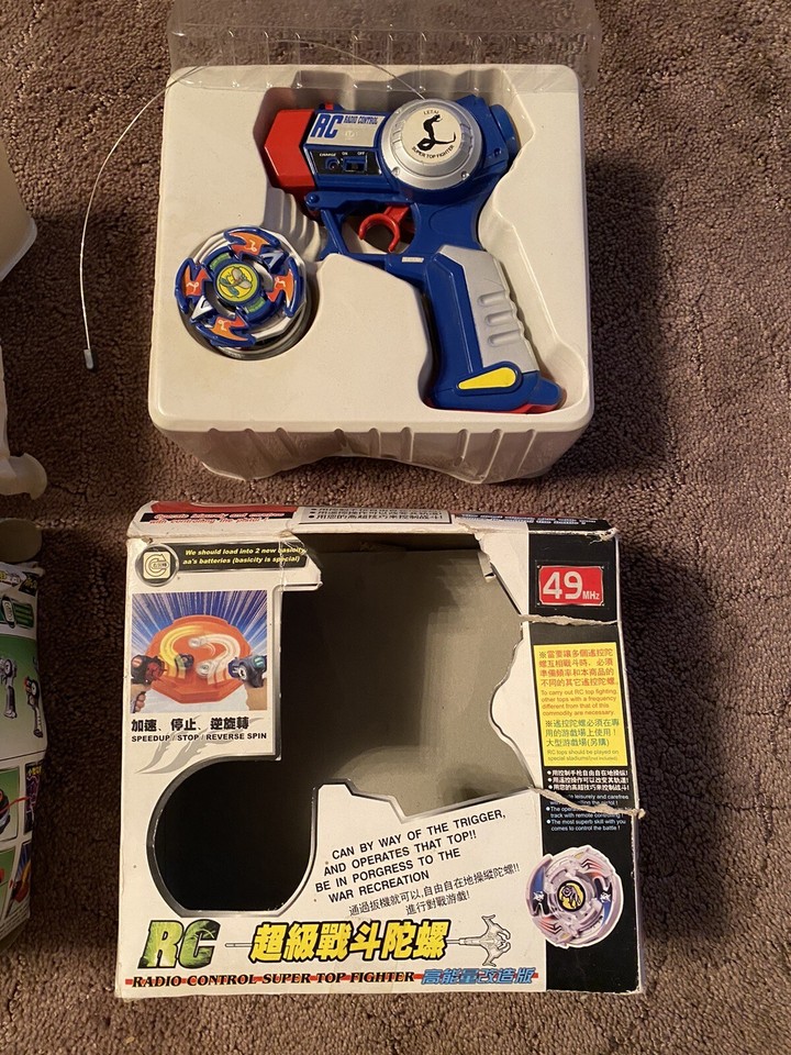 Beyblade Radio Control Super Top Fighter RC w/ Boxes - Incomplete ...