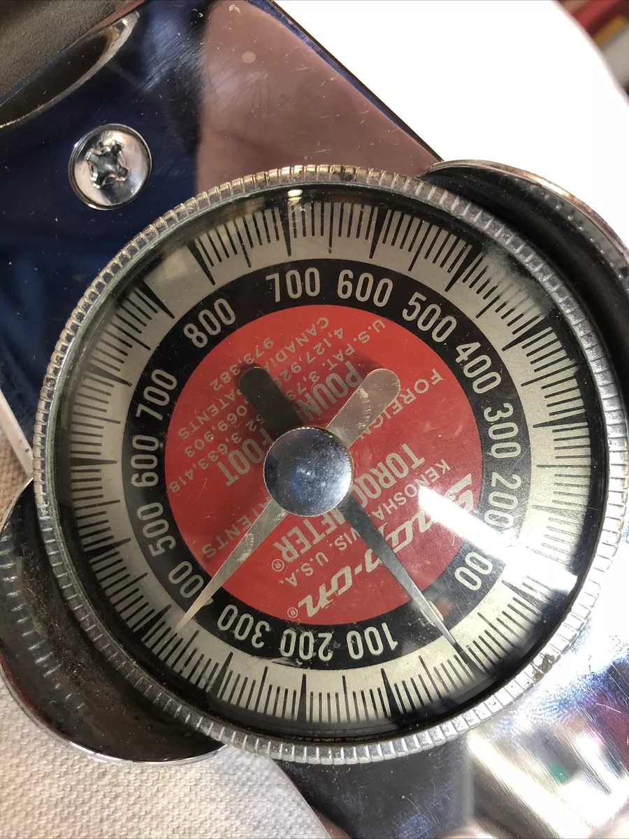 SNAP ON TORQOMETER Te803 Fu 800ft lbs TORQUE WRENCH 800 Foot Pound 1 Drive