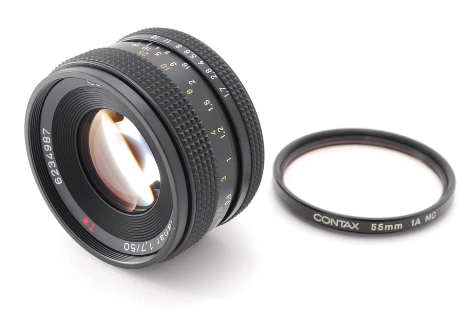 [Near Mint] Contax Carl Zeiss Planar f/1.7 50mm T* AEJ Lens from Japan #b010902 - Image 2 of 4