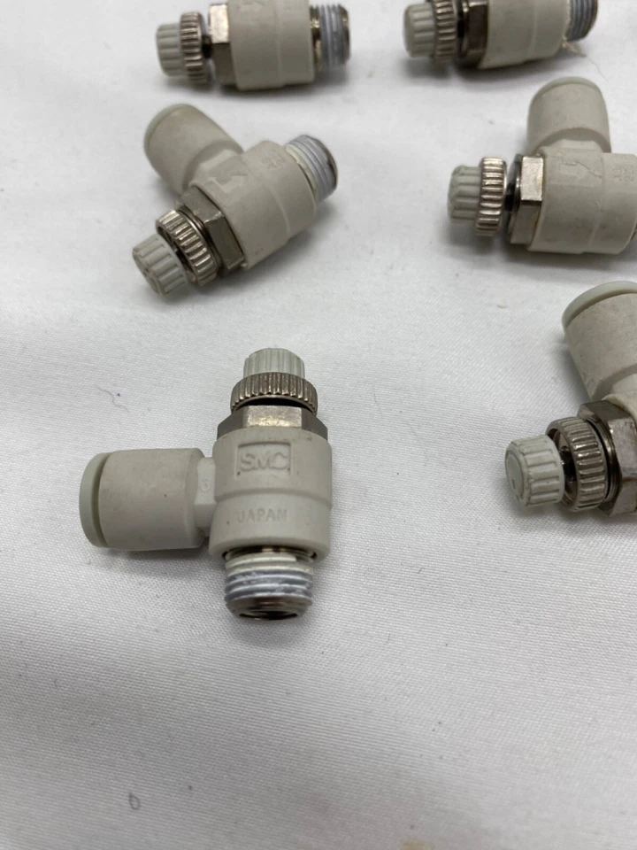Bulk qty 12 piece lot, SMC push lock, pneumatic flow control AS2201F-N01-06 - Image 3 of 4