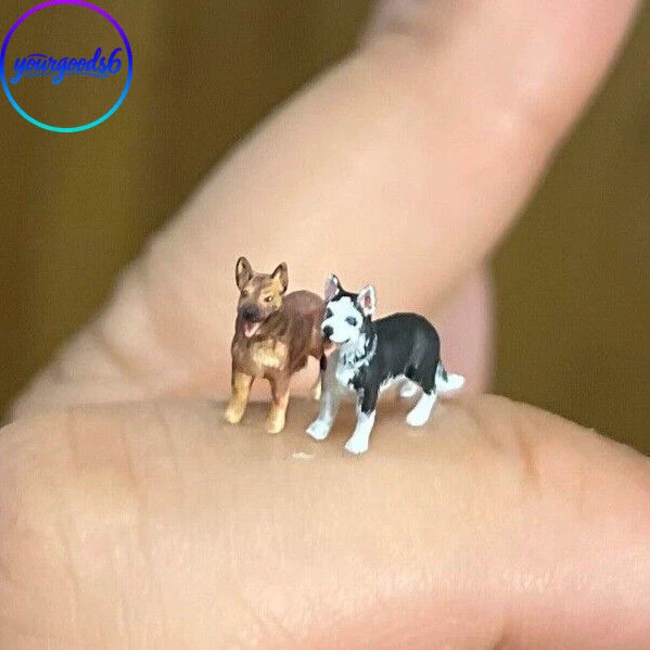 Diorama 1/64 Animal Figure Model Cow Pets Farm Scene Doll Model Accessories Tool - Image 3 of 4