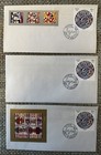 THREE DIFFERENT 1980 YAACOV AGAM FRANCE FDC ENVELOPES, BRAND NEW — photo 3