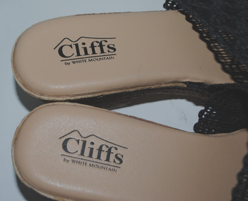 Cliffs by White Mountain Biankka schwarze gewebte Damen-Plateausandalen neu im Karton 8,5 - Bild 5 von 6
