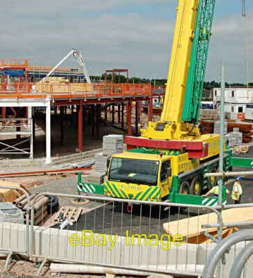 Photo 6x4 New hospital, St Andrews Around midway on the build and a hive  c2008