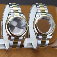 36mm/39mm PVD electroplating Watch Case Oyster Bracelet For NH35 NH36 Movement