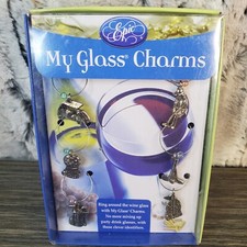 Golf Themed Wine Charms - Set Of 6 Unique Designs -Open Box