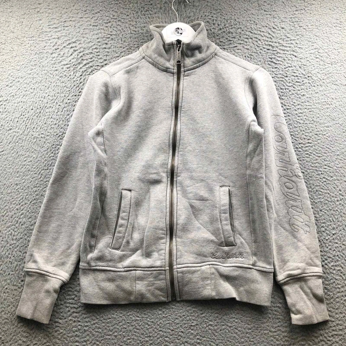 Gray carhartt top jacket women's