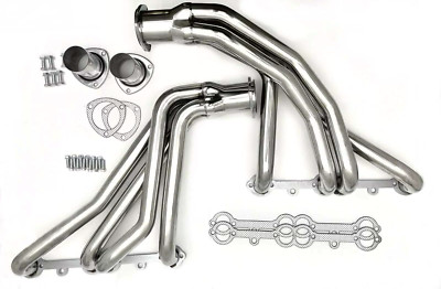 Long Tube Headers for 66-91 GM 2WD 4WD GMC Chevy K10 K20 R20 R30 V20 1500 2500