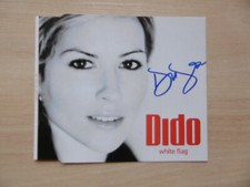 Dido autograph signed CD cover "White Flag"