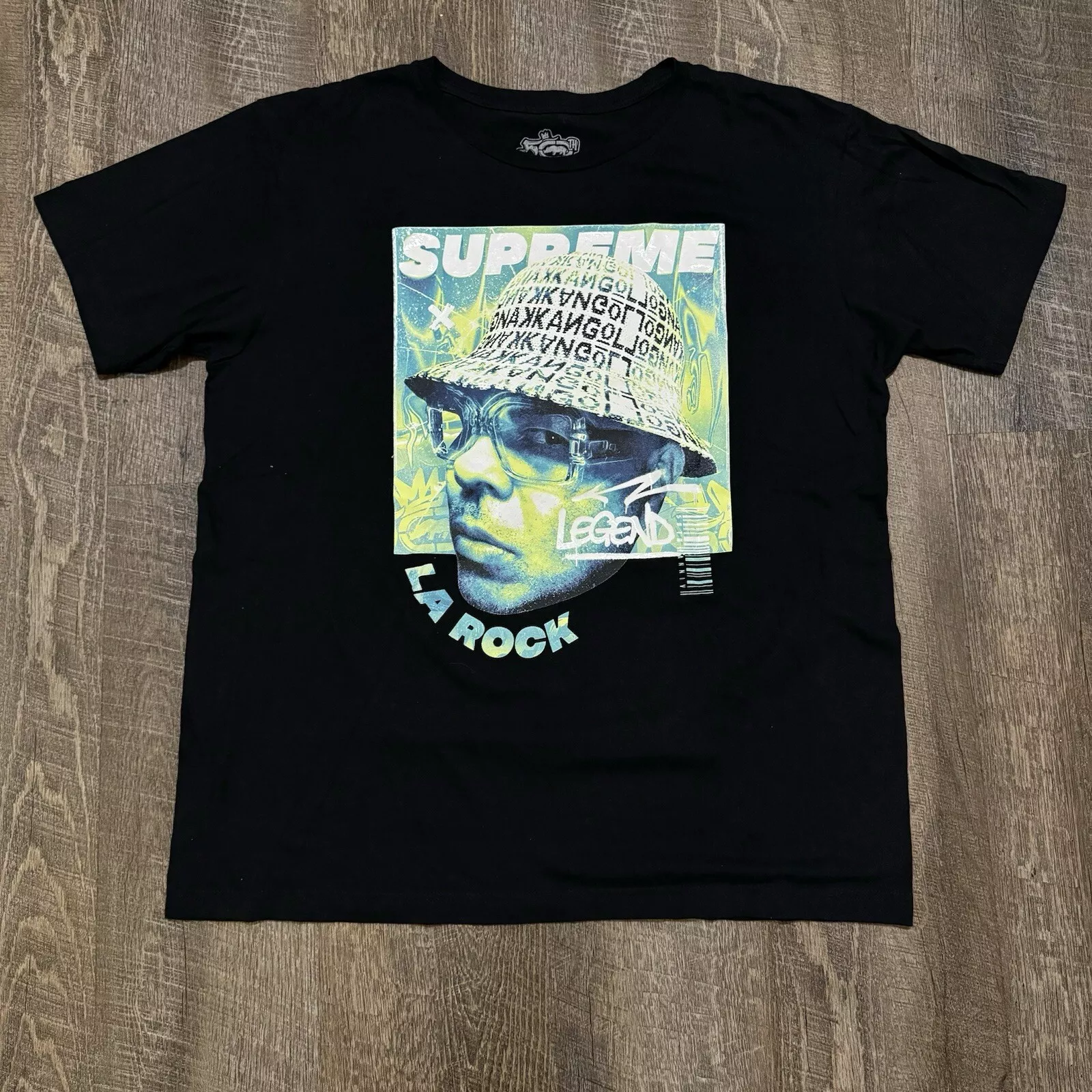 T shirt Supreme Legend LA Rock Seattle Circuit Breakers 50e XL rap hip hop neuf sans étiquette