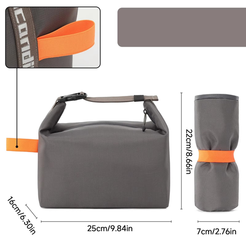 Insulated Lunch Bag Insulation Bento Pack Aluminum Foil Rice Bag Meal Pack Ice - Picture 6 of 14