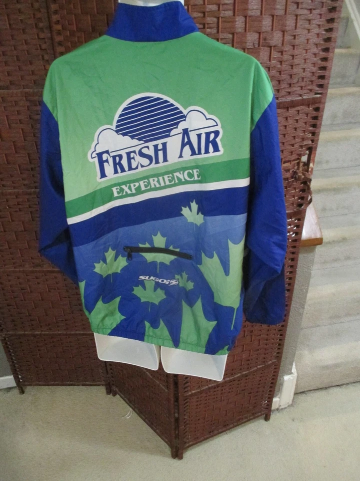 Fresh Air Experience Cycling jacket All Over Print Maple Leaf XL Windbreaker - Image 2 of 2