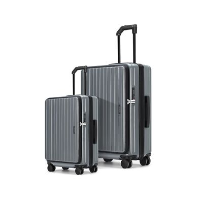 ROAMING Luggage Sets Hard shell Suitcase Top Opening Expandable with Spinner ...