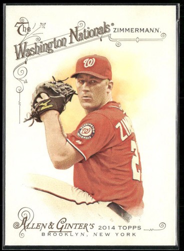 2014 Topps Allen & Ginter #134 Jordan Zimmermann - 第 1/2 張圖片