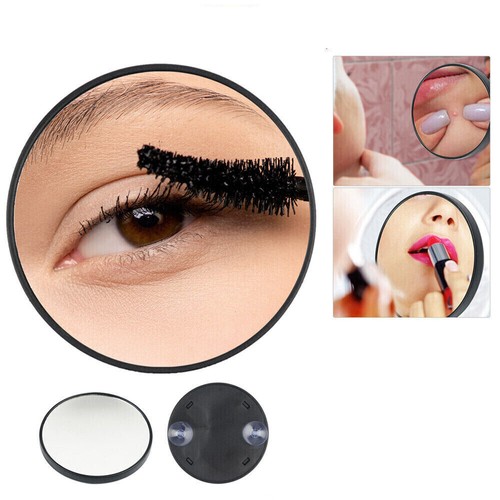 10x 15x 20x MAGNIFYING MAKEUP COSMETIC MIRROR SUCTION EYEBROW TWEEZING - Picture 5 of 12
