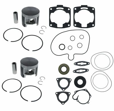 2004 Polaris SwitchBack 700 Pistons Full Gasket Kit Bearings Crank Seals 81mm