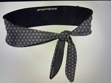 Amphipod TieNgo Stash Belt, Waistpack Storage Jogging Walking  Black/Reflective